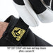 TRP Cuff Strap with hook-and-loop closure offers a secure fit — Black Stallion GX3025-BW ergonomic gloves