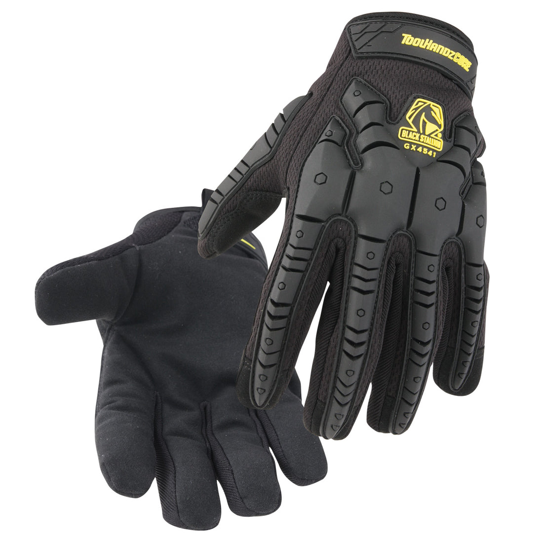 Black Stallion GX4541-BK Toolhandz® Core Synthetic Leather Palm TPR Impact Ergonomic Gloves