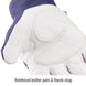 Reinforced leather palm & thumb strap — Black Stallion GX5015-NW mechanics glove