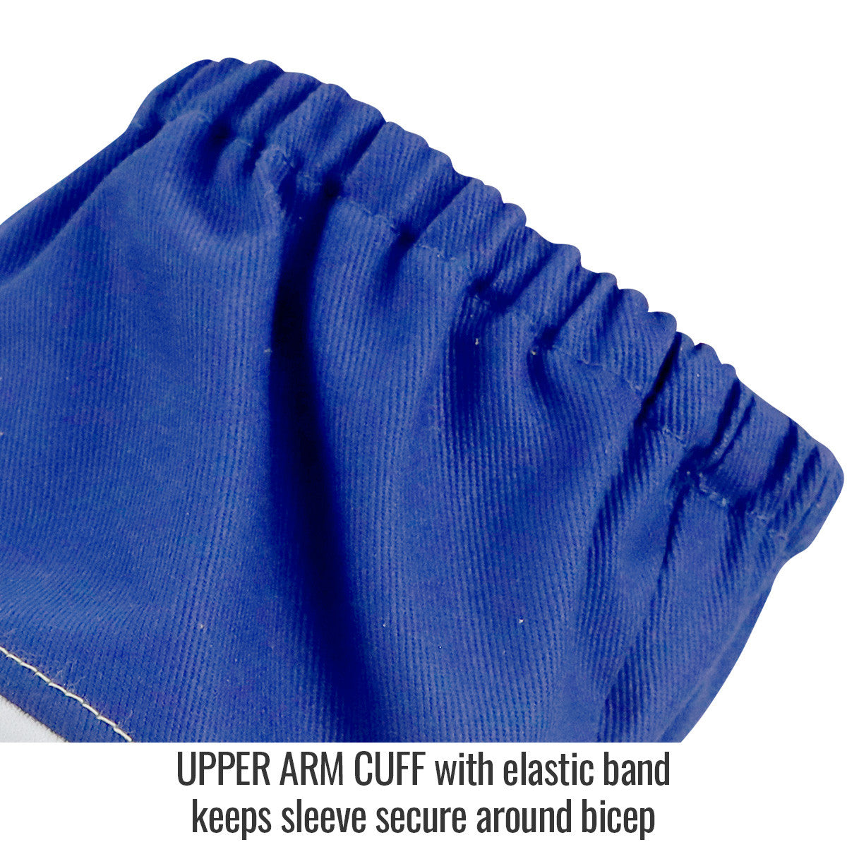 Upper Arm Cuff with elastic band keeps sleeve secure around bicep — Black Stallion HG-19S hybrid sleeves