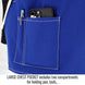 Large chest pocket includes two compartments for holding tools — Black Stallion HG-36A a apron