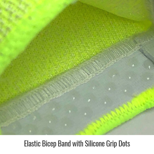 Elastic Bicep Band with Silicone Grip Dots — Black Stallion HS-18T-HY resistance sleeve