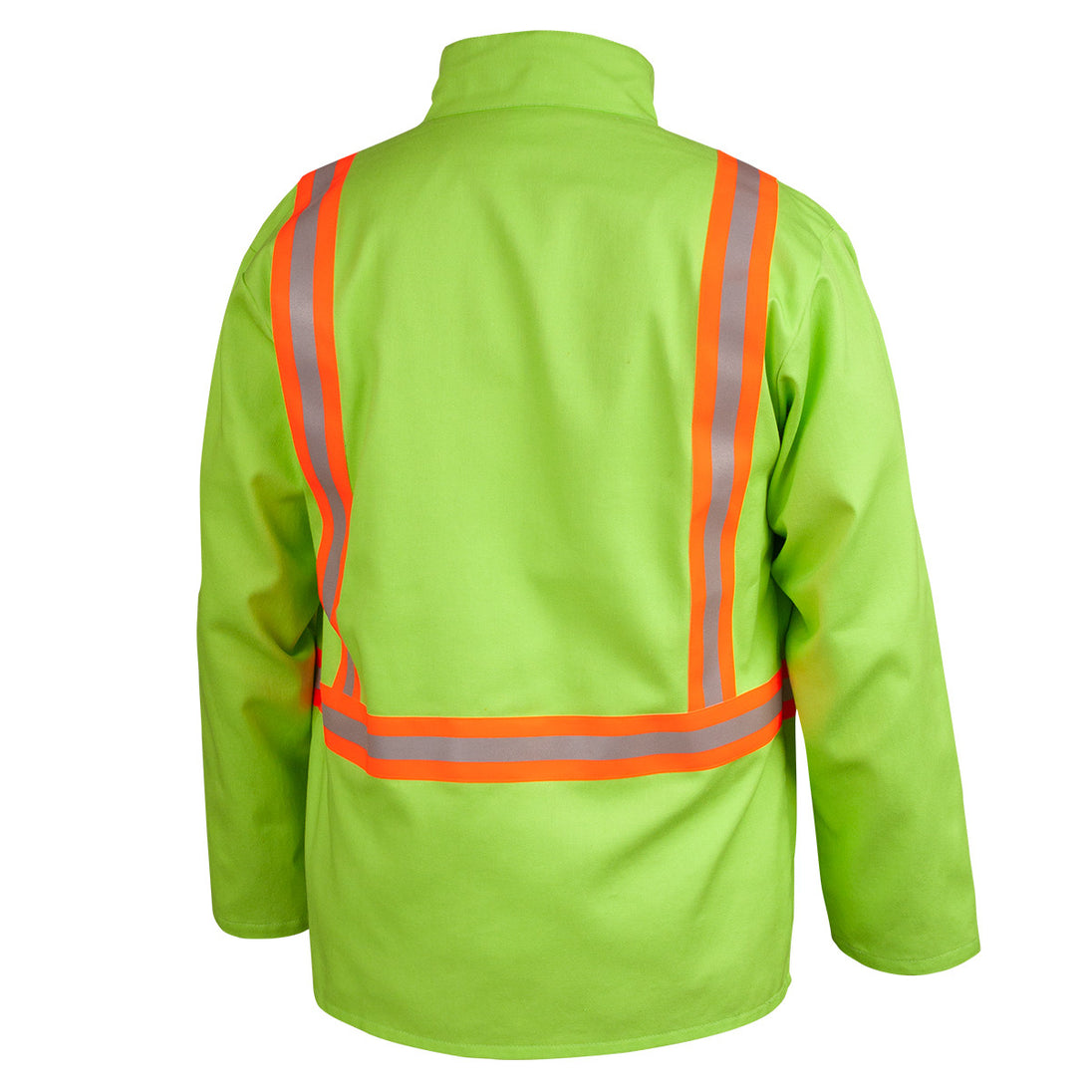 Back view of the Black Stallion JF1010-LM jacket
