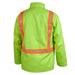 Back view of the Black Stallion JF1010-LM jacket