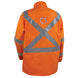 Back view of the Black Stallion JF1012-OR cotton jacket