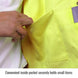 Convenient inside pocket securely holds small items — Black Stallion JF1117-HY cotton jacket