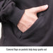 Covered flaps on pockets help keep sparks out — Black Stallion JF1331-BK FR garment