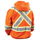 Back view of the Black Stallion JF1332-OR FR garment