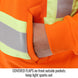 Covered Flaps on front outside pockets keep light sparks out — Black Stallion JF1332-OR FR garment
