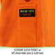 Sleeve Pocket on 3~—> left sleeve holds pens & small tools — Black Stallion JF1332-OR FR garment