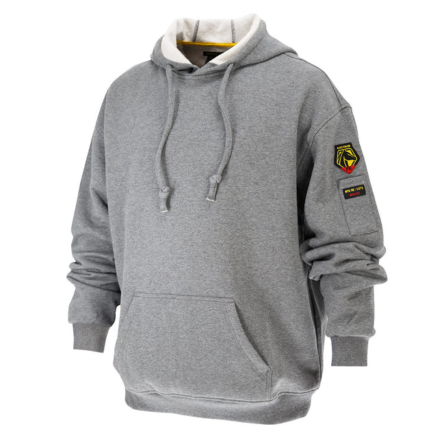 Black Stallion JF1340-GY 12oz FR Pullover Hooded Sweatshirt (NFPA 2112 / 70E), Gray