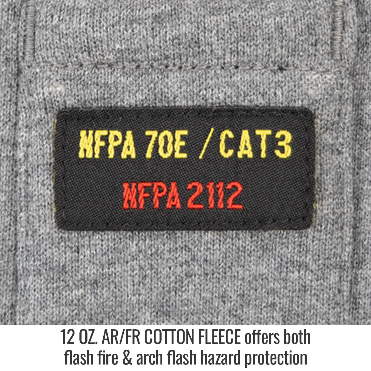 Arch flash hazard protection — Black Stallion JF1340-GY FR garment