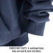 Waistband helps keep out wind & work site debris — Black Stallion JF1340-NV FR garment