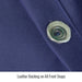 Leather Backing on All Front Snaps — Black Stallion JF1625-NG welding jacket