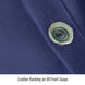 Leather Backing on All Front Snaps — Black Stallion JF1625-NG welding jacket