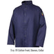 Oz. FR Cotton Front, Sleeves, Collar — Black Stallion JF1625-NG welding jacket