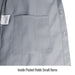 Inside Pocket Holds Small Items — Black Stallion JF2220-GY welding jacket