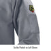 Scribe Pocket on Left Sleeve — Black Stallion JF2220-GY welding jacket