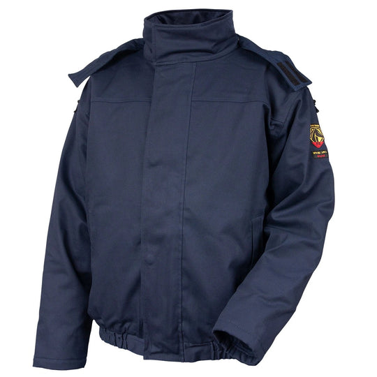 Black Stallion JF5000-NV AR/FR Canvas Duck Insulated Winter Jacket (NFPA2112 / 70E), Navy