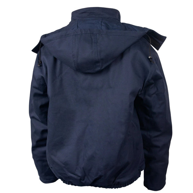 Back view of the Black Stallion JF5000-NV winter jacket