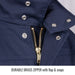 Durable Brass Zipper with flap & snaps — Black Stallion JF5000-NV winter jacket