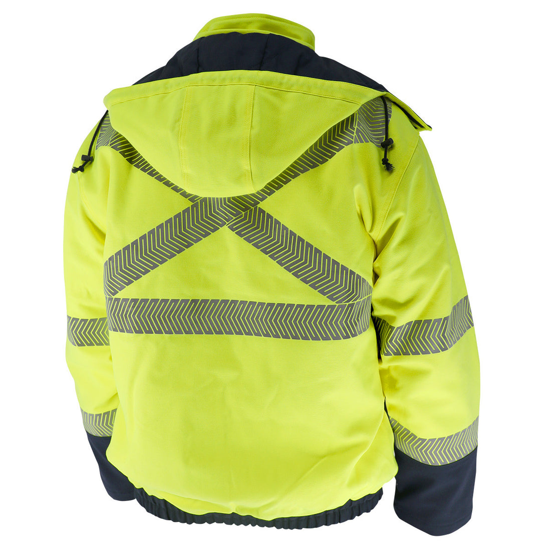 Back view of the Black Stallion JF5030-HB winter jacket