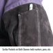 Scribe Pockets on Both Sleeves hold markers and pens — Black Stallion JH1016-NB product