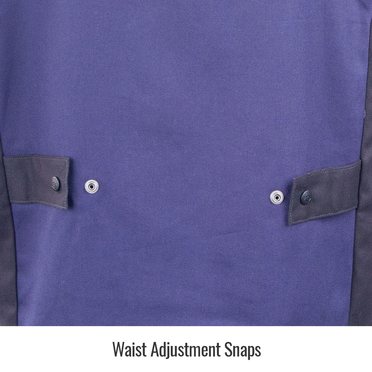 Waist Adjustment Snaps — Black Stallion JH1016-NB hybrid jacket