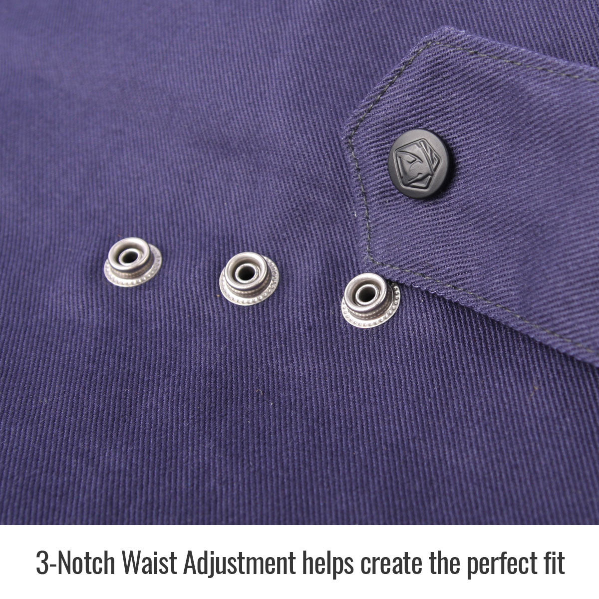 3-Notch Waist Adjustment helps create the perfect fit — Black Stallion JH1515-NB hybrid jacket