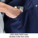 Large Inside Pocket keeps cell phone & other items secure — Black Stallion JH3025-NY hybrid jacket