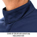 Stand-up Collar with covered snap helps protect neck — Black Stallion JH3025-NY hybrid jacket