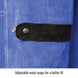 Adjustable waist snaps for a better fit — Black Stallion JL1030-BB welding jacket