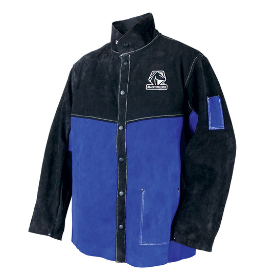 Black Stallion JL1030-BB Color Block Leather Welding Jacket