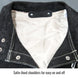 Satin-lined shoulders for easy on and off — Black Stallion JL1030-BB welding jacket