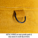 Metal D-rings on waist provide quick & easy access to small clip-on items — Black Stallion JL1542-TN welding bib