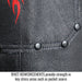 Rivet Reinforcements provide strength in key stress areas such as pocket seams — Black Stallion JL2035-BK welding jacket