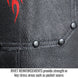 Rivet Reinforcements provide strength in key stress areas such as pocket seams — Black Stallion JL2035-BK welding jacket