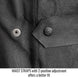 Waist Straps with 2-position adjustment offers a better fit — Black Stallion JL2035-BK welding jacket