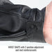Wrist Snaps with 2-position adjustment and rivet reinforcements — Black Stallion JL2035-BK welding jacket