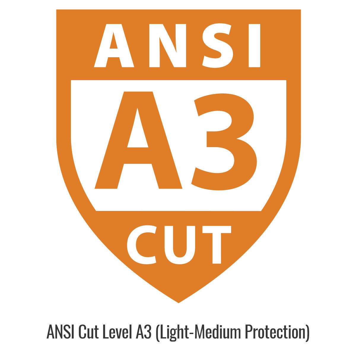 ANSI Cut Level A5 (Light-Medium Protection) — Black Stallion KS-18T-BK knit sleeve