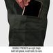 Double Pockets on right thigh hold cell phone, small tools, & more — Black Stallion PF5530-CG utility pant