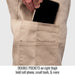 Double Pockets on right thigh hold cell phone, small tools, & more — Black Stallion PF5530-KH utility pant