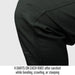 Darts ON Each Knee offer comfort while bending, crawling, or stooping — Black Stallion PF5534-CG utility pant