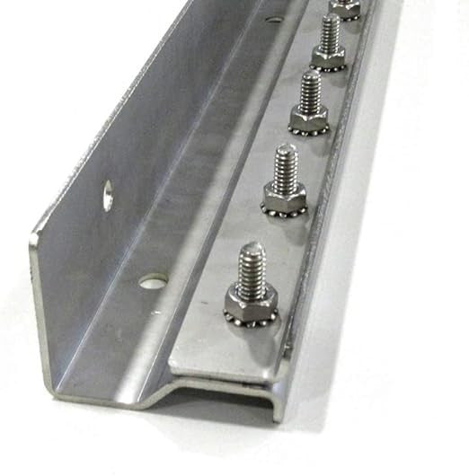 Black Stallion 5UHW 5' Long Strip Curtain Mount Hardware