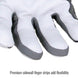 Premium sidewall finger strips add flexibility — Black Stallion T50 welding glove