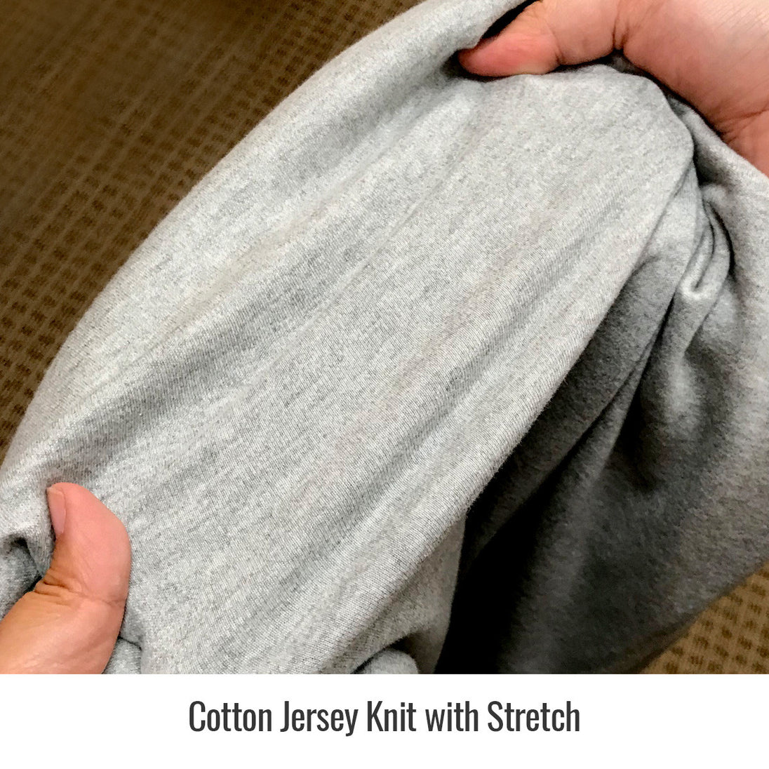 Cotton Jersey Knit with Stretch — Black Stallion TF2510-GY long sleeve