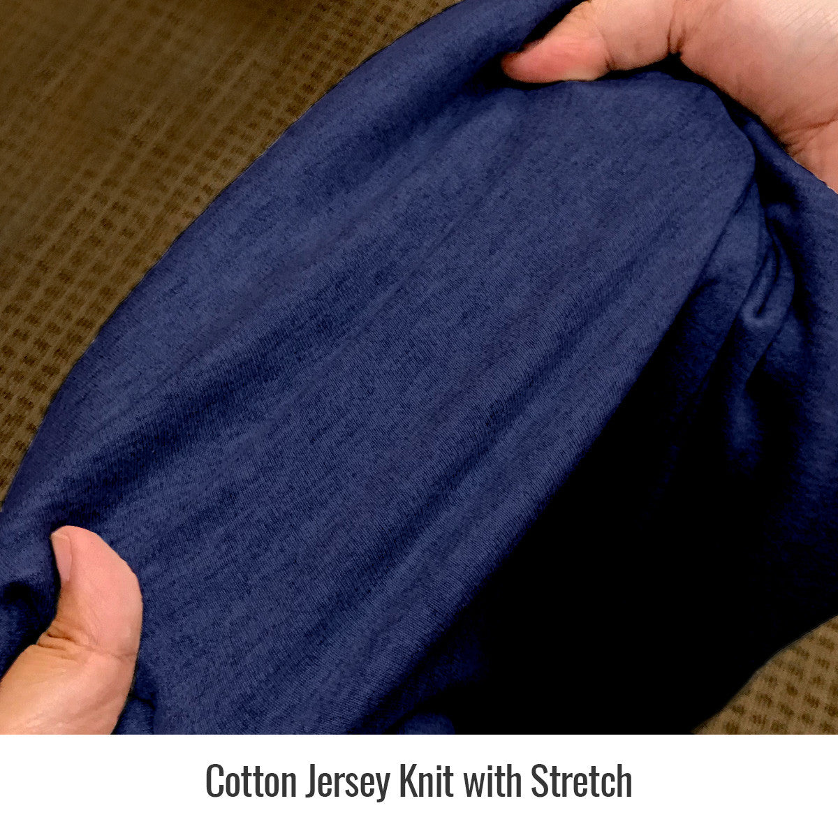 Cotton Jersey Knit with Stretch — Black Stallion TF2510-NV long sleeve