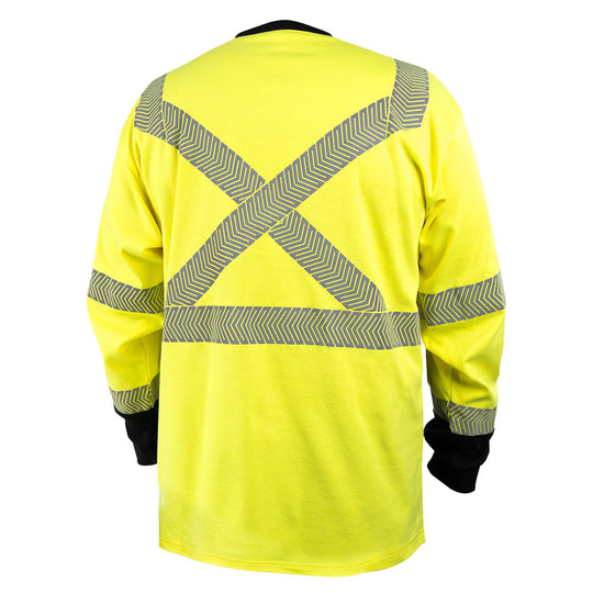 Back view of the Black Stallion TF3030-HB long sleeve