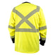 Back view of the Black Stallion TF3030-HB long sleeve