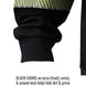 Black Fabric on torso (front), wrists, & around neck helps hide dirt & grime — Black Stallion TF3030-HB long sleeve